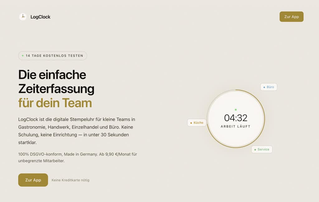 LogClock Screenshot